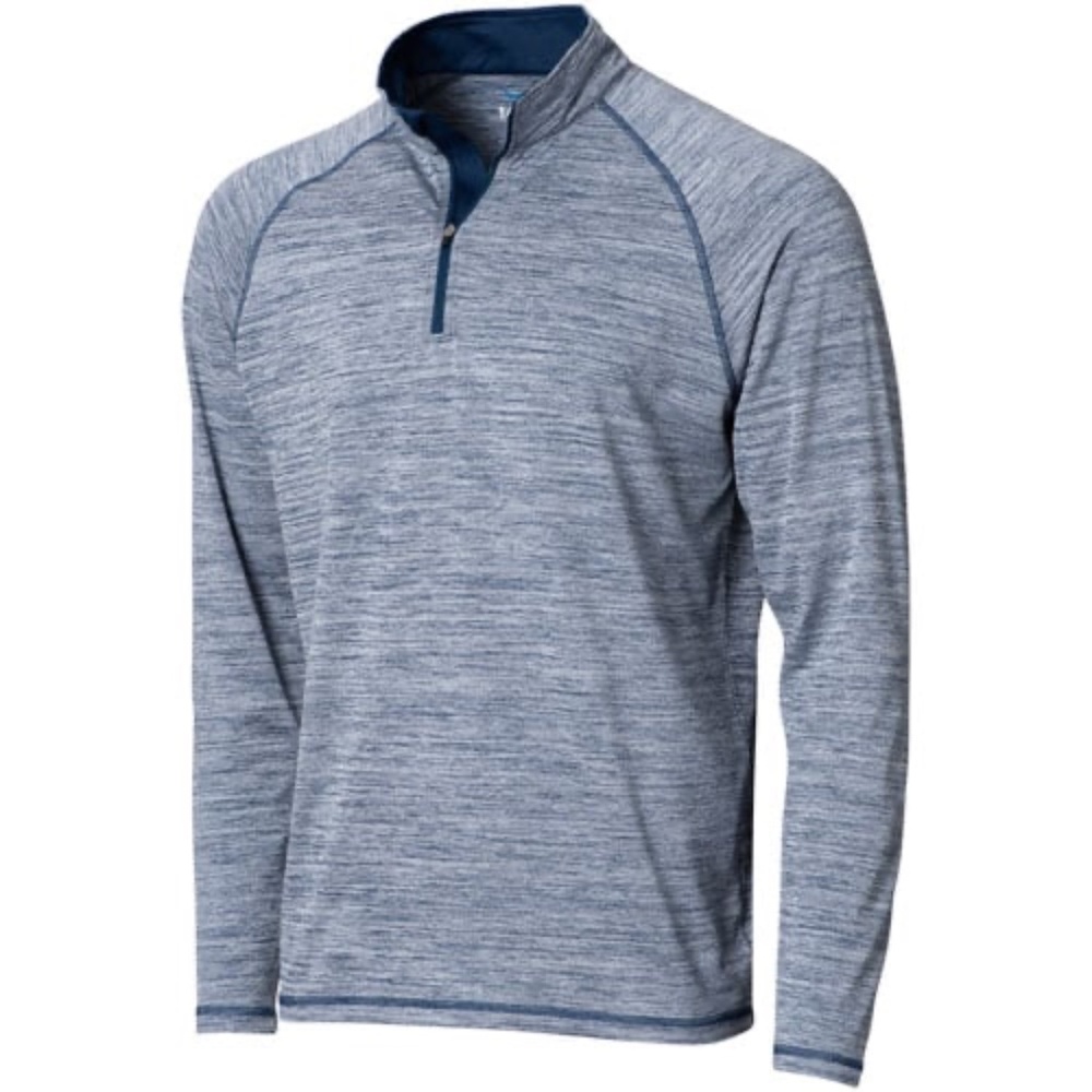 TGW Men's Heather Lightweight Raglan 1/4 Zip Golf Pullover